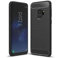 Etui i futerały do telefonów - Pokrowiec z TPU na telefon komórkowy Samsung Galaxy S9 o wyglądzie karbonowego etui ochronnego - miniaturka - grafika 1