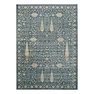 Dywany - Niebieski dywan z wiskozy Universal Vintage Flowers, 120x170 cm - miniaturka - grafika 1