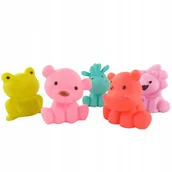 Zabawki do kąpieli - LUXMA GUMOWE ZABAWKI ZABAWKA DO KĄPIELI PISZCZAŁKI ZOO 0019 - miniaturka - grafika 1