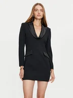 Sukienki - Imperial Sukienka koktajlowa AFAWIAW Czarny Slim Fit - miniaturka - grafika 1