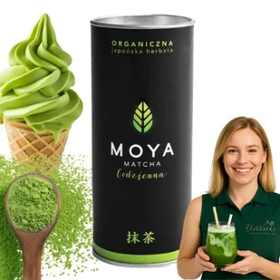 Matcha MOYA Codzienna 30g Zielona herbata Japońska EKO BIO VEGAN - Herbata - miniaturka - grafika 1