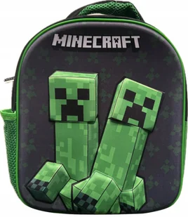MINECRAFT PLECAK PRZEDSZKOLNY 3D CREEPER - Plecaki szkolne i tornistry - miniaturka - grafika 1