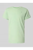 Koszulki męskie - T-shirt z detalem z logo i okrągłym dekoltem - G-Star Raw - miniaturka - grafika 1