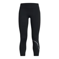 Legginsy - Dziewczęce legginsy treningowe Under Armour G Motion Branded Ankle Leg - czarne - miniaturka - grafika 1