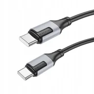 Kable USB - Borofone Kabel BX101 Creator - Typ C na Typ C - 60W 3A 1 metr czarny - miniaturka - grafika 1