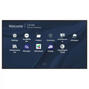 ViewSonic CDE6530 monitor 4K 65" - Monitory reklamowe i wyświetlacze - miniaturka - grafika 1
