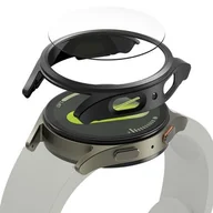 Akcesoria do smartwatchy - Etui RINGKE Slim do Samsung Galaxy Watch 7 44mm Czarny + szkło - miniaturka - grafika 1