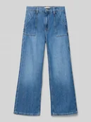 Spodnie i spodenki dla dziewczynek - Jeansy z wpuszczanymi kieszeniami - miniaturka - grafika 1