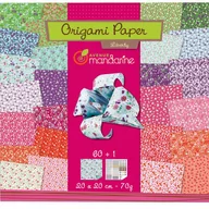 Prace ręczne dla dzieci - AVENUE MANDARINE Papier origami 20x20 Liberty - miniaturka - grafika 1