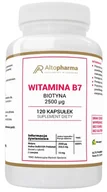 Witaminy i minerały - AltoPharma, Witamina B7 2500µg Biotyna (H), 120 kaps. - miniaturka - grafika 1