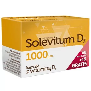 Aflofarm Solevitum D3 1000 j.m x 60 kaps - Witaminy i minerały - miniaturka - grafika 1