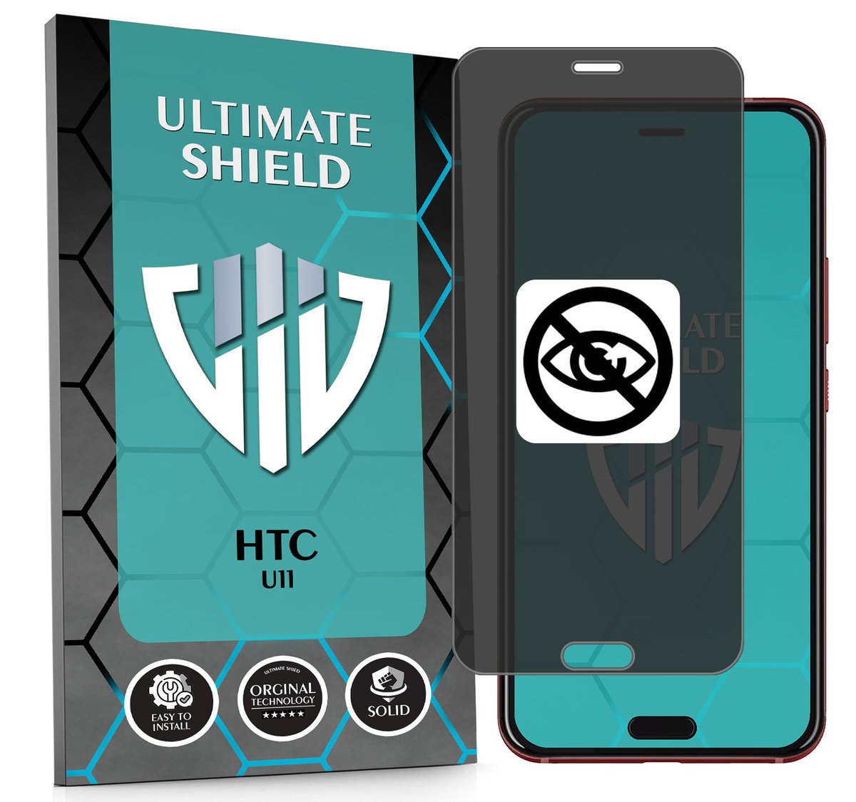 NAJLEPSZA FOLIA 5D ANTYSZPIEGOWSKA DO HTC U11 HYDROŻELOWA MATOWA