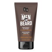 Żele do mycia twarzy - AA Men Beard Nawilżający Żel Myjący Do Twarzy Z Zarostem 150ml - miniaturka - grafika 1