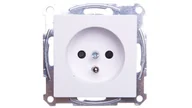 Gniazdka elektryczne - Schneider Electric Merten System M Gniazdo pojedyncze z/u z ochrona styków 16A IP20 białe MTN2500-0325 0001-00000-54294 [4466766] - miniaturka - grafika 1