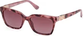 Okulary przeciwsłoneczne - Guess GU7869 71S bordeaux/avana 53/17/145 Damskie okulary przeciwsłoneczne - miniaturka - grafika 1