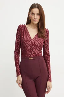 Guess body ELIZABETH damskie kolor bordowy wzorzysta W4BP52 KCGJ2 - Body - miniaturka - grafika 1