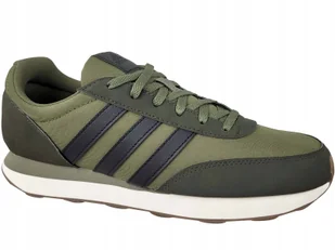 Adidas Run 60S 3.0 IG1179 Racer Buty Męskie Jogger Zielone - Buty sportowe męskie - miniaturka - grafika 1