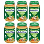 Dania dla dzieci - BoboVita Rosołek z kurczaka z ryżem po 6 miesiącu zgrzewka 6 x 190 g - miniaturka - grafika 1