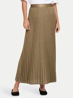 Spódnice - JDY Spódnica plisowana Amalfi 15349524 Beżowy Regular Fit - miniaturka - grafika 1
