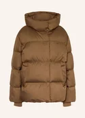 Kurtki damskie - Tommy Hilfiger Kurtka Puchowa beige - miniaturka - grafika 1