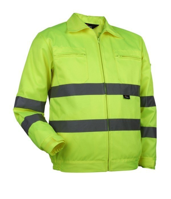 Kurtka Robocza Ostrzegawcza Vwtc06 Vizwell L Żółty Fluorescencyjny