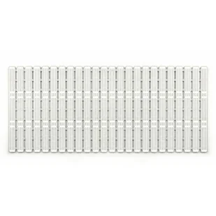 Mata łazienkowa sztywna szara prostokątna 91 x 40 cm AWD Interior - Maty antypoślizgowe - miniaturka - grafika 1