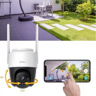 IMOU Cruiser Outdoor Security Camera with Spotlight, 110dB Siren, Color Night Vision, 1080P Panoramic Camera, IP66 - Kamery IP - miniaturka - grafika 3