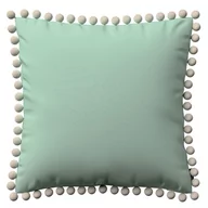 Poszewki na poduszki - Dekoria Poszewka Wera na poduszkę zieleń eukaliptusa 45 × 45 cm Loneta 150-133-61 - miniaturka - grafika 1
