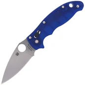 Noże - Nóż składany Spyderco Manix 2 FRCP Blue, CTS BD1N Plain (C101PBL2) - miniaturka - grafika 1