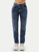 Spodnie damskie - Pieces Jeansy Bella 17147970 Niebieski Tapered Fit - miniaturka - grafika 1