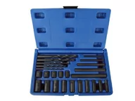 Zestawy narzędziowe - KT ZESTAW WIERTEŁ I KLUCZY DO USZKODZONYCH ŚRUB /25szt. - miniaturka - grafika 1