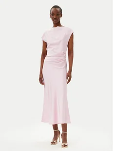 Imperial Sukienka koktajlowa AEAOJBA Różowy Regular Fit - Sukienki - miniaturka - grafika 1