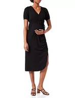 Sukienki ciążowe - Supermom Damska sukienka Nursing Short Sleeve Black, Black - P090, 32 PL - miniaturka - grafika 1