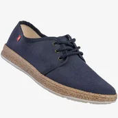 Trampki damskie - Tenisówki Damskie BIG STAR Buty Sznurowane Granatowe FF276042 37 Granatowy - miniaturka - grafika 1