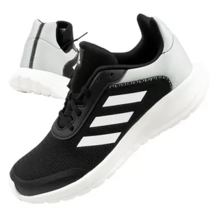 Buty dla dziewczynek - Buty sportowe adidas Tensaur Jr GZ3430 czarne - grafika 1
