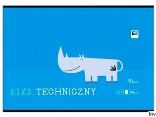 Inter-druk Blok techniczny A4 BB Kids 10k biały - Szkolne artykuły papiernicze - miniaturka - grafika 3