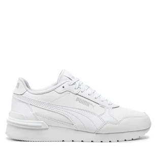 Sneakersy Puma St Runner v4 L Jr 399736 02 Biały - Buty dla chłopców - miniaturka - grafika 1