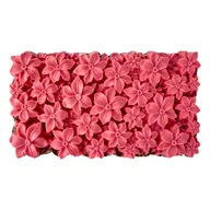 Czekolada - Czekolada mleczna zdobiona różowymi kwiatami z białej czekolady 85g - miniaturka - grafika 1