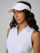 Czapki damskie - 4F Daszek uniseks - biały XS/S (56cm) - miniaturka - grafika 1
