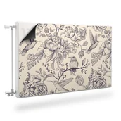 Dekoracje domu - MAGNETYCZNA Mata Na Grzejnik PTAKI Kwiaty Rośliny 90cm x 60cm - miniaturka - grafika 1