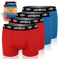 Majtki męskie - UMBRO Bokserki Męskie 4 sztuki 0197 Rozmiar M - miniaturka - grafika 1