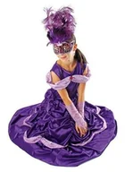 Stroje karnawałowe - Strój dla dzieci Księżniczka Bella, fioletowy - miniaturka - grafika 1