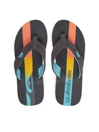 Klapki i japonki męskie - Quiksilver Japonki Molokai Layback AQYL101339 Szary - miniaturka - grafika 1
