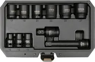 Klucze i nasadki - YATO NASADKI UDAROWE 11cz. 1/2" 10-27mm - miniaturka - grafika 1