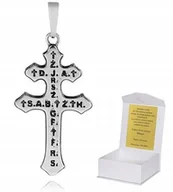 Biżuteria dla dzieci - 925 Srebrny Krzyż Morowy Katolicki 3,32g 4,7cm K23 - miniaturka - grafika 1