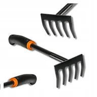 Grabie i motyki - GRABKI OGRODNICZE MAŁE GRABIE OGRODOWE do spulchniania ziemi na rabatach - miniaturka - grafika 1