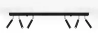 Lampy sufitowe - Sollux Lighting Plafon EYETECH 6 czarny - miniaturka - grafika 1