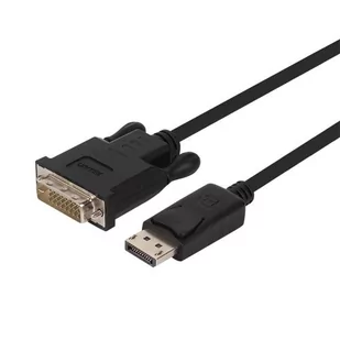 Unitek Kabel adapter Y-5118BA Displayport - DVI-D M/M 1,8m - Adaptery i przejściówki - miniaturka - grafika 2