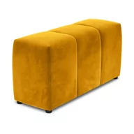 Meble modułowe i akcesoria - Żółty aksamitny podłokietnik do sofy modułowej Rome Velvet – Cosmopolitan Design - miniaturka - grafika 1