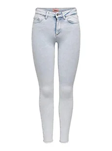 ONLY Damskie spodnie jeansowe, jasnoniebieski (light blue denim), (3XL) W / 32L - Spodnie damskie - miniaturka - grafika 1